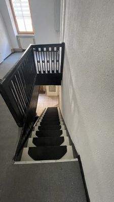 Treppe vom Obergeschoss