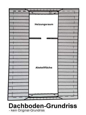 Dachboden-Grundriss