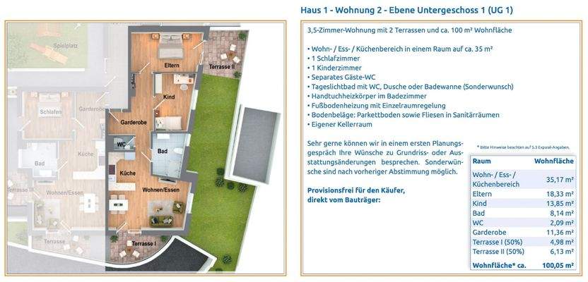 Haus 1 - Wohnung 2 - Ebene Gartengeschoss (UG-1).j