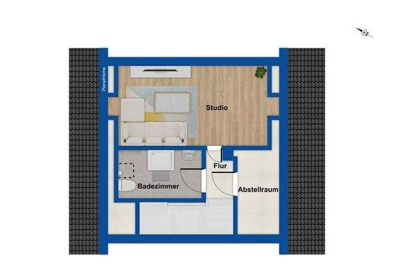 Grundriss Dachgeschoss