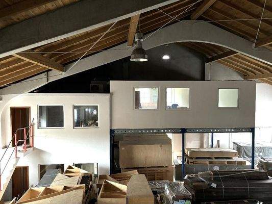 ...Blick auf die Büroräume