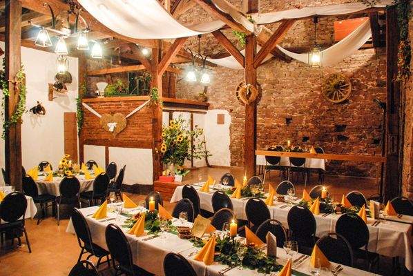 Eventscheune-Festivität bei Tag