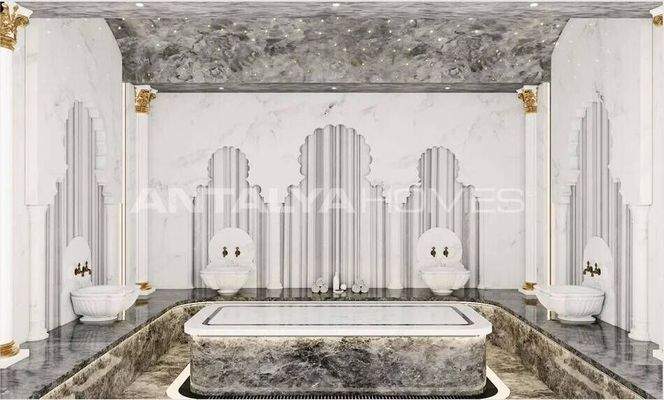 Elegant Flats for Sale 900 m from the Beach in Alanya