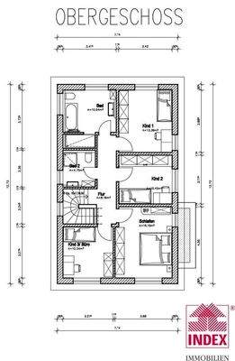 Grundriss Obergeschoss