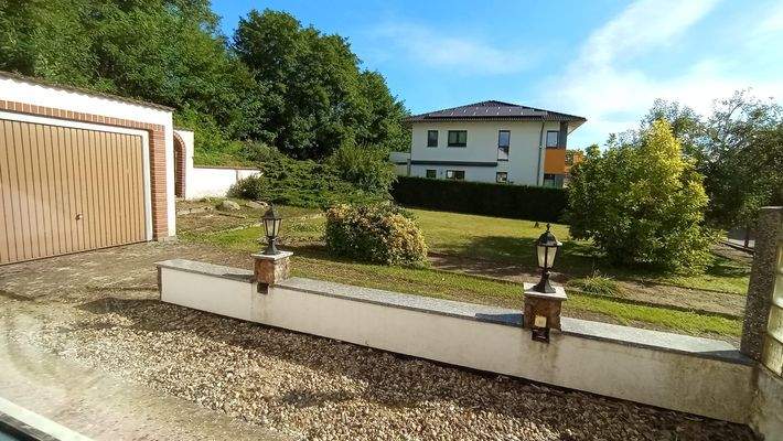 Blick auf die Terrasse