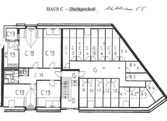 Grundriss Abstellraum