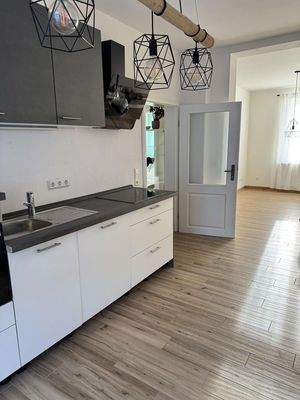 Küche in Richtung Wohnen
