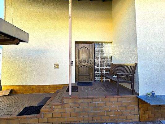 Eingangsbereich des Hauses 