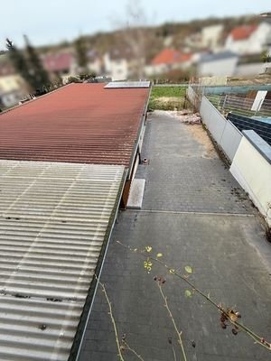Blick Richtung Garten und Terrassen