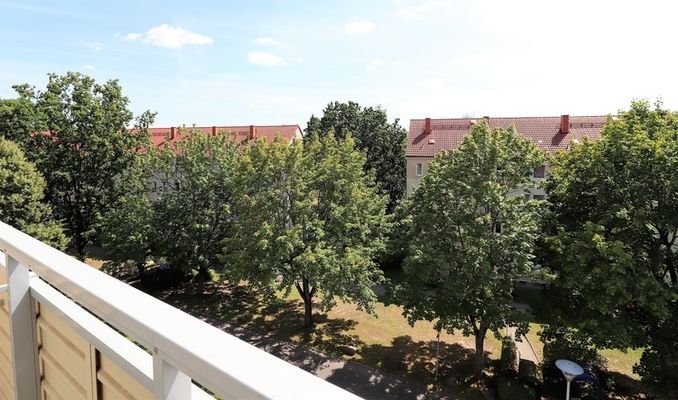 Ausblick vom Balkon