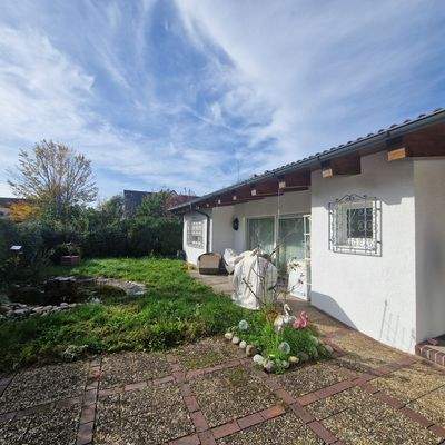 Bungalow Anbau mit Garten