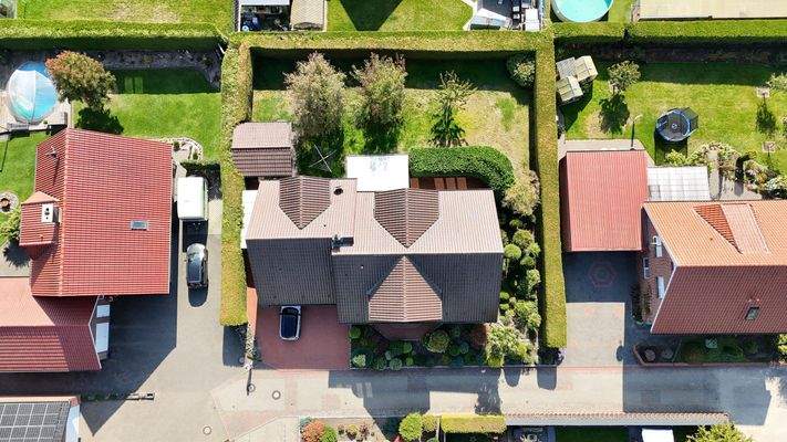 Luftbild Einfamilienhaus