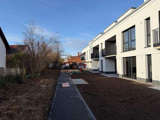 Rückansicht des Hauses