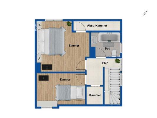 Grundriss Obergeschoss