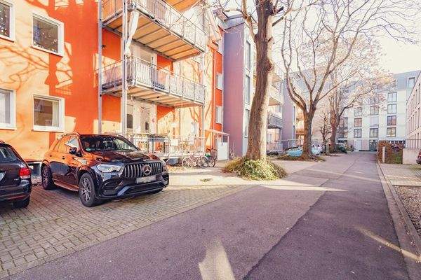 Stellplatz im Hinterhof