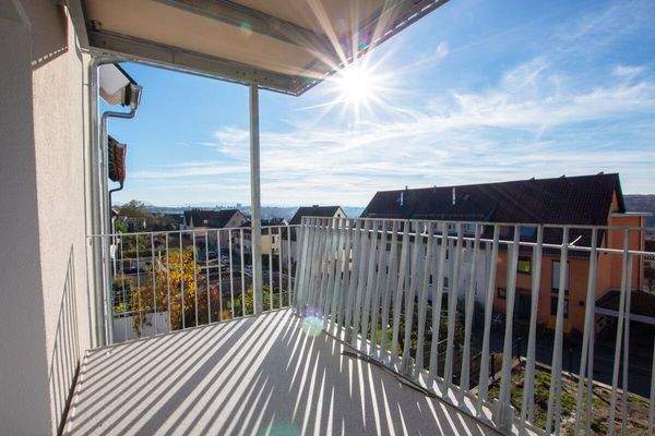 Balkon am Wohnzimmer