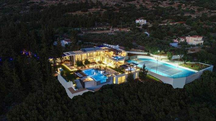 Kreta, Almyrida: Unglaubliche Luxusvilla zum Verkauf in Almyrida