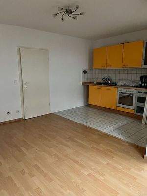 Wohnbereich Blick in die Küche