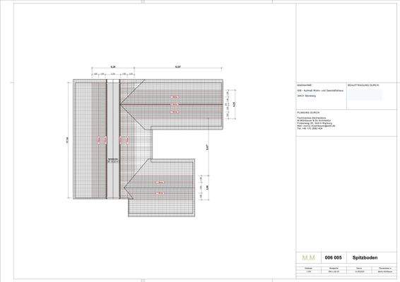 Grundriss Spitzboden