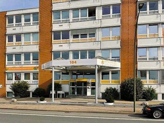 Überdachter Eingangsbereich