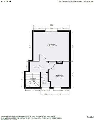 Grundriss Obergeschoss