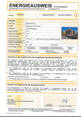 Energieausweis