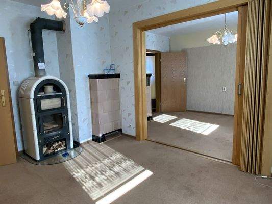 Kaminofen im Wohn-/Esszimmer