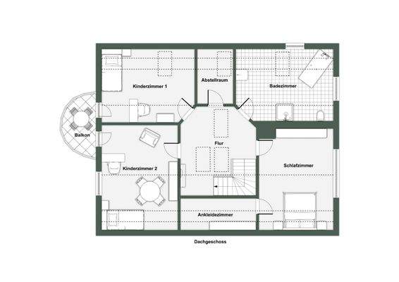 Grundriss Dachgeschoss