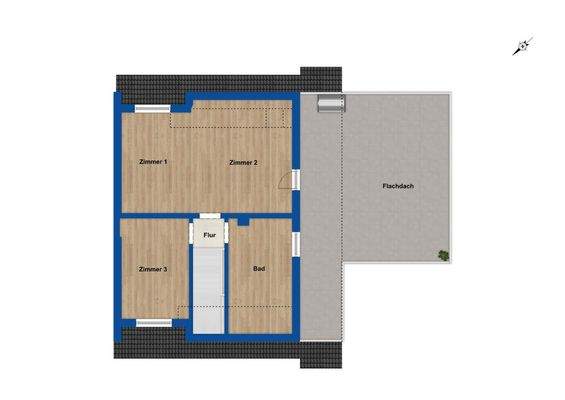 Grundriss Obergeschoss