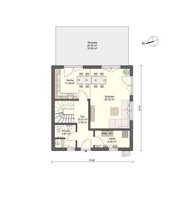 Grundriss Erdgeschoss