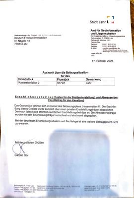 Auskunft zu Beitragssituation KSB 9