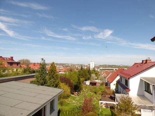 Ausblick von dem Balkon