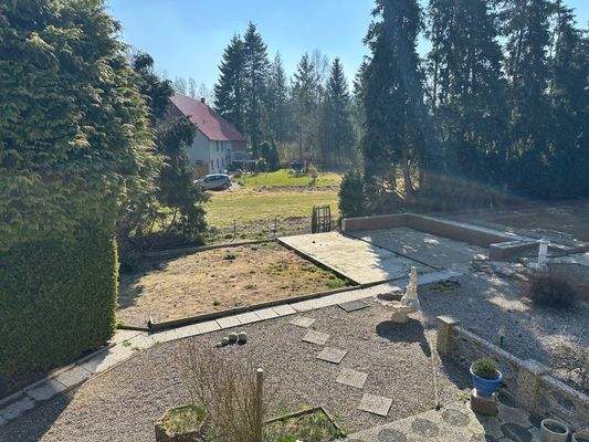 Ausblick in den Garten