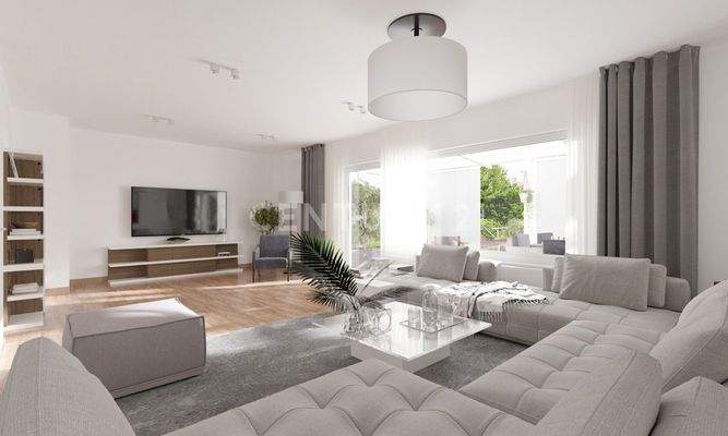 EG Wohnzimmer Visualisierung