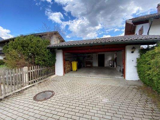 Die dazugehörige Garage