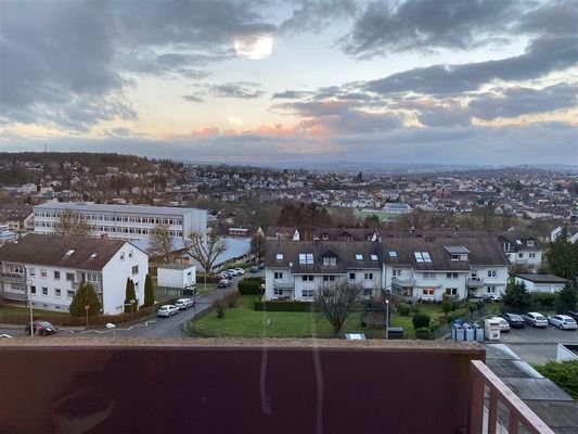 Aussicht vom Balkon