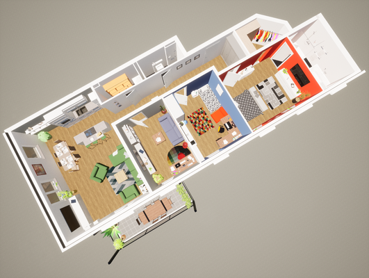 3D Grundriss I