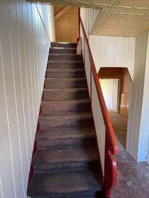 Treppe zum Dachgeschoss