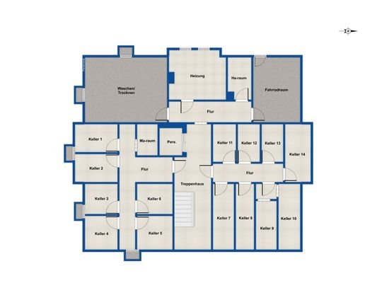 Grundriss Kellergeschoss