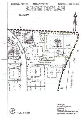 Lageplan der Flurstücke
