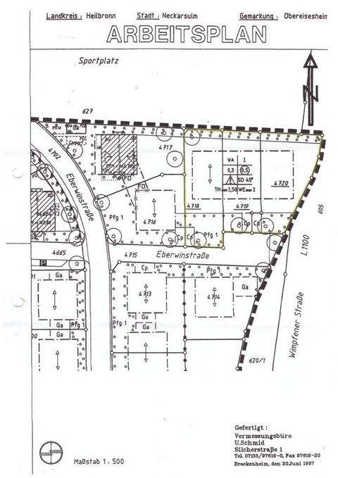 Neckarsulm-Obereisesheim Grundstücke, Neckarsulm-Obereisesheim Grundstück kaufen