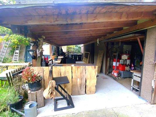 Überdachter Freisitz