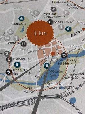 Lage - Stadtplanausschnitt