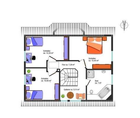 Grundriss Dachgeschoss