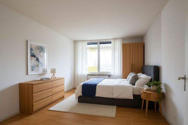 Schlafzimmer Visualisierungsbeispiel