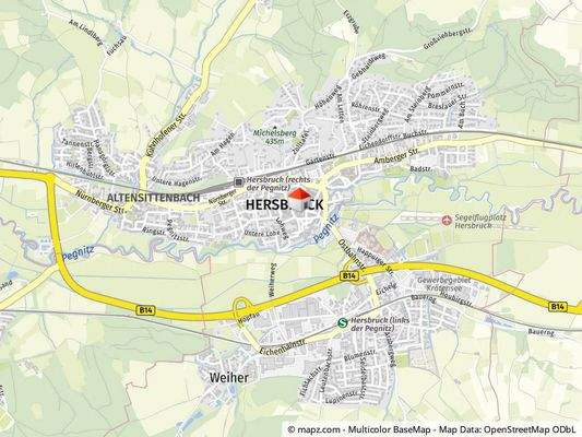 Geolyzer Kartenausschnitt