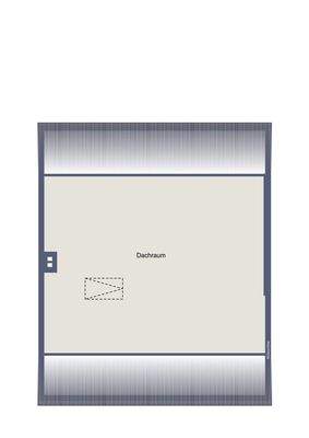 Grundriss-Skizze Dachboden