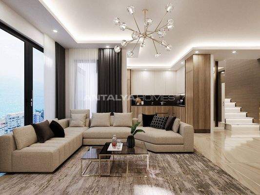Stylish Apartments in a Complex near the Sea in Alanya Mahmutlar