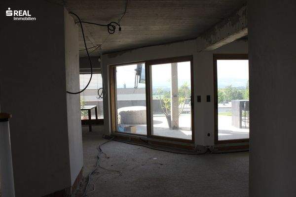 Ausgang auf die Terrasse