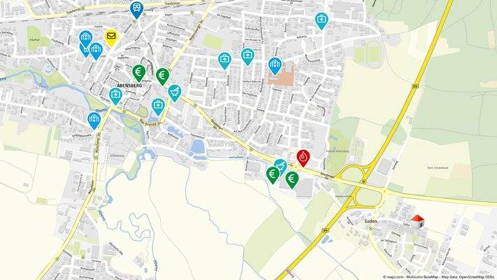 Geolyzer Kartenausschnitt